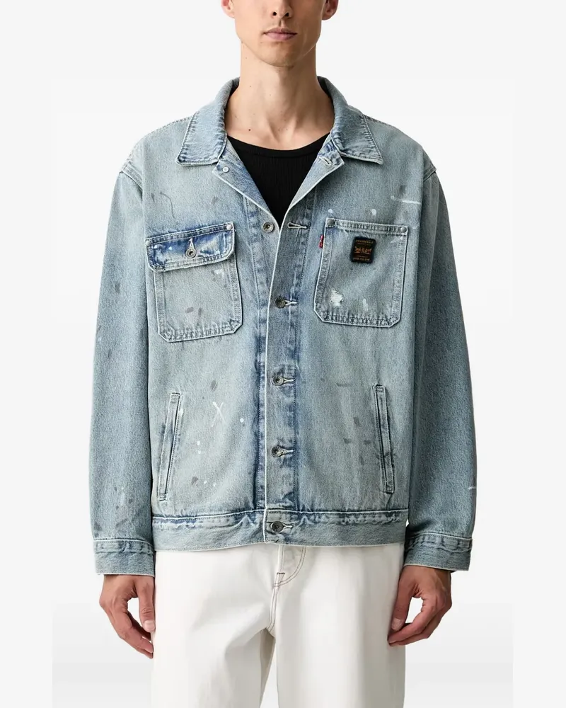 Levi's Sunrise distressed denim jacket - Blau Blau