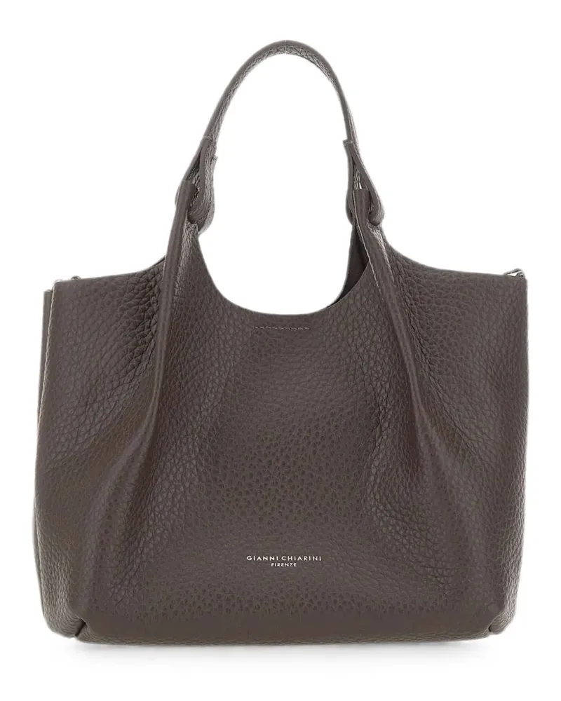 Gianni Chiarini medium Dua grained tote bag - Braun Braun