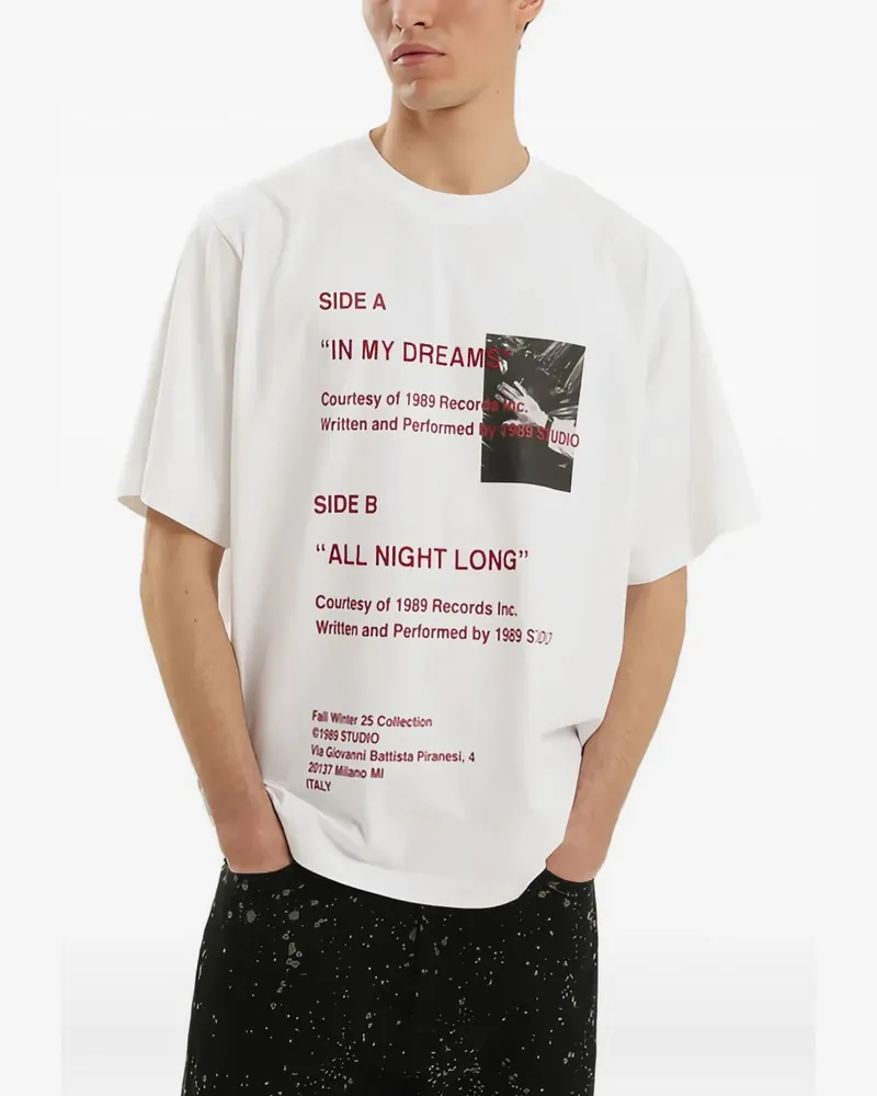 1989 STUDIO In My Dreams T-Shirt - Weiß Weiß