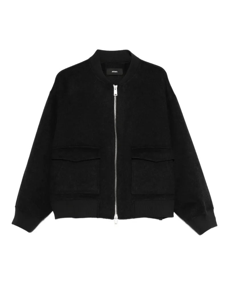 Arma Garni Jacke mit aufgesetzten Taschen - Grau Grau