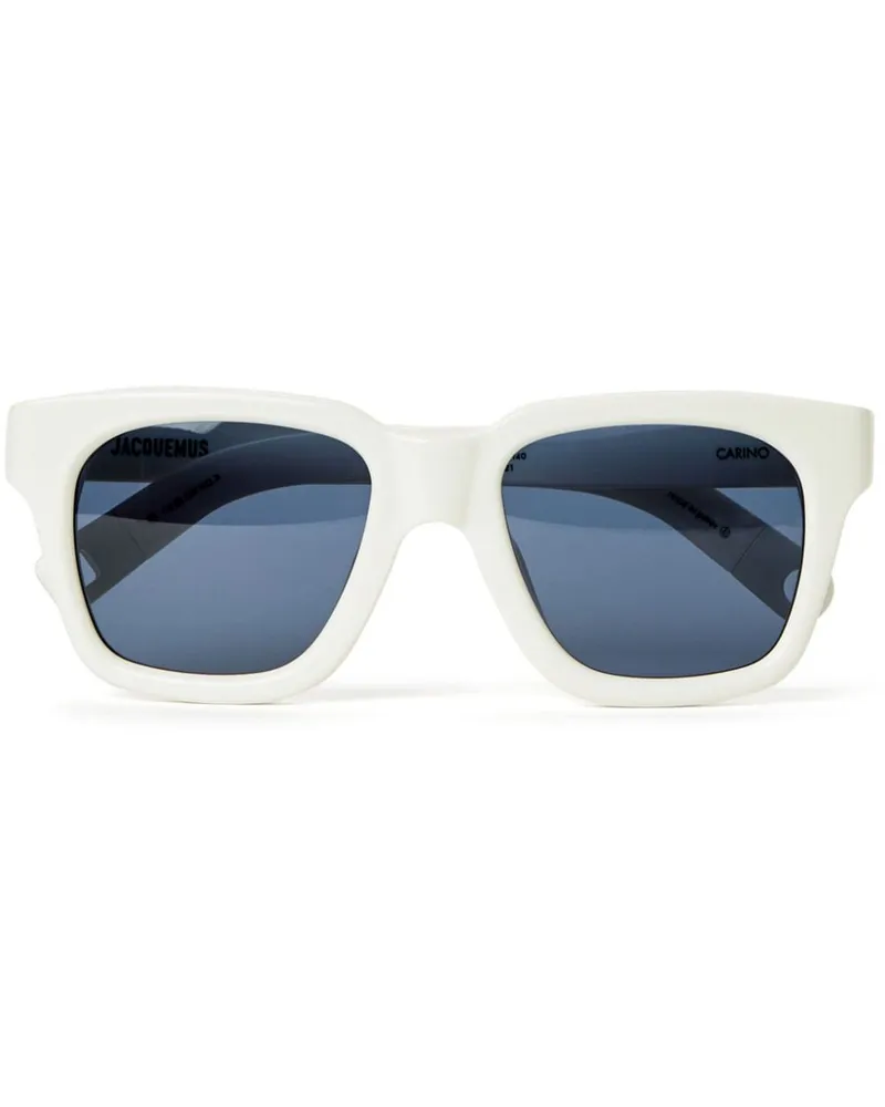 Jacquemus Carino Sonnenbrille - Weiß Weiß