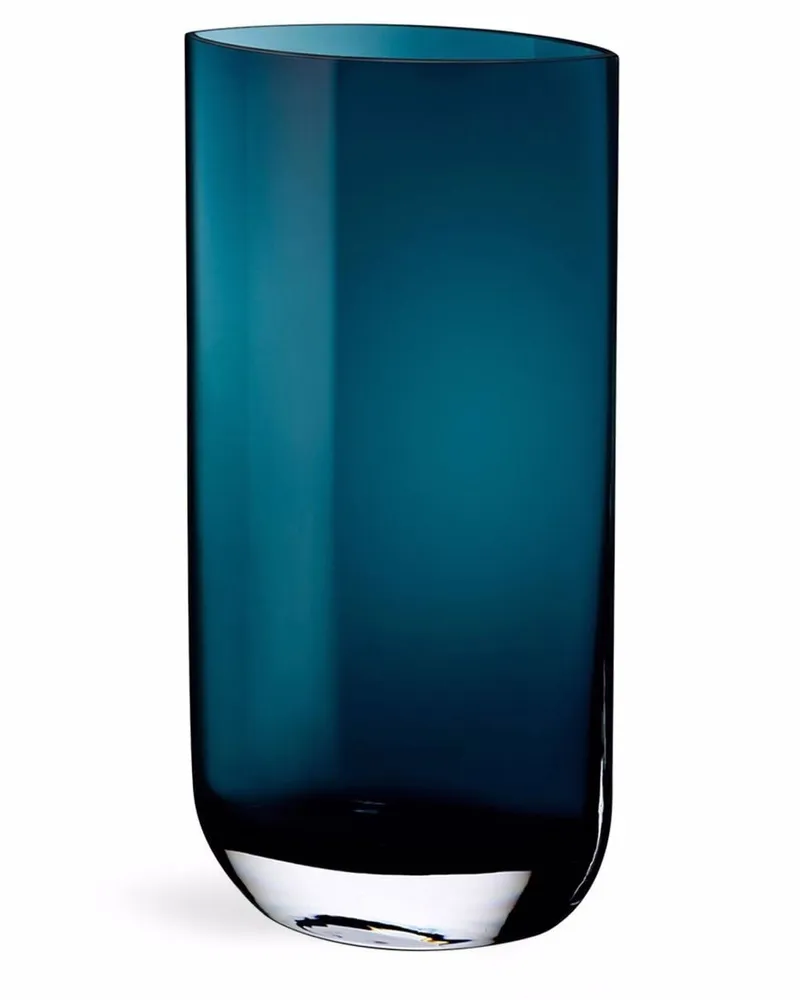 NUDE Hohe Blade Vase - Blau Blau