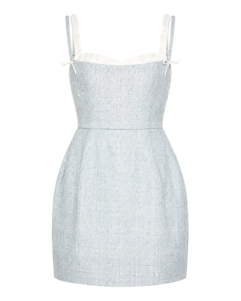 Atoir Honey crystal-embellished mini dress - Blau Blau