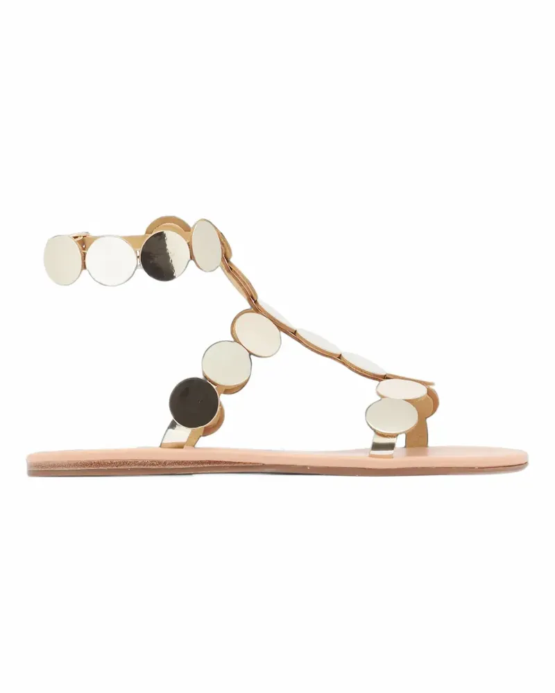 Ancient Greek Sandals Triton Sandalen mit Scheibendetail - Gold Gold