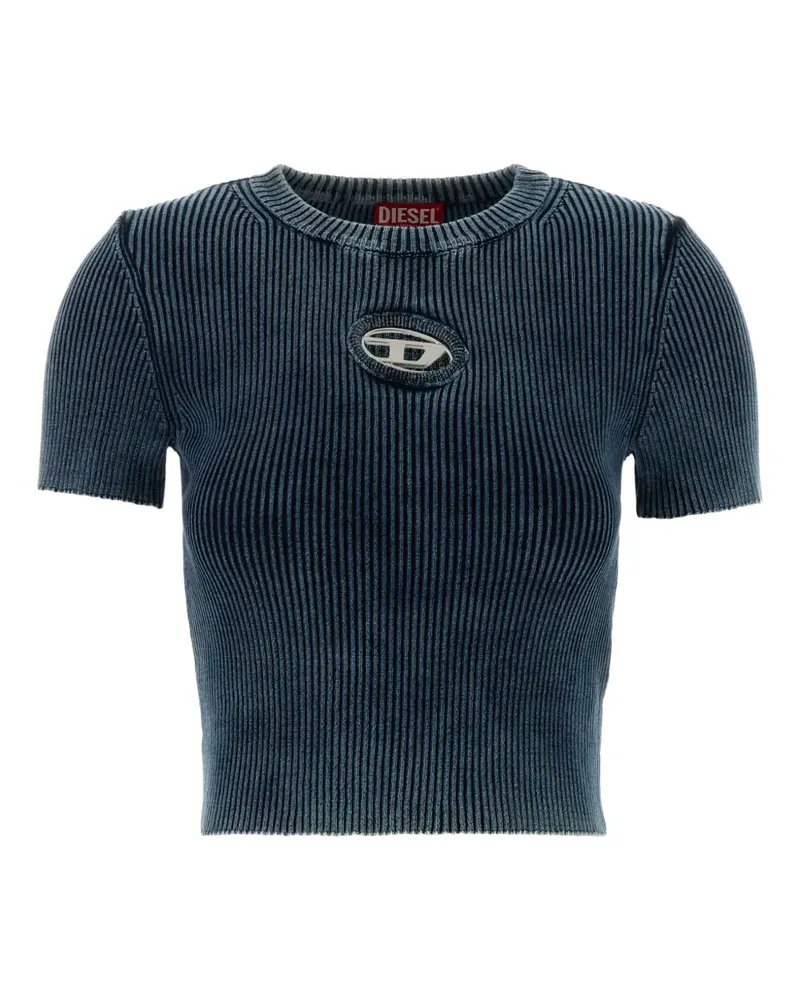 Diesel Kurzärmeliges Anchor T-Shirt - Blau Blau