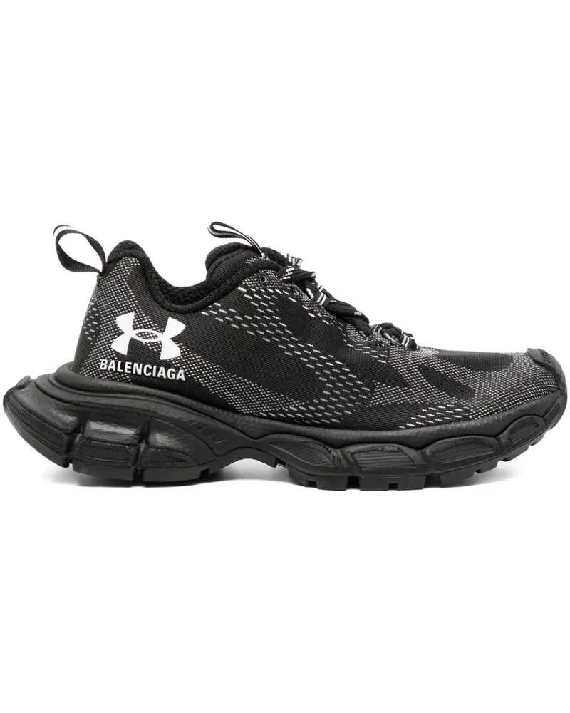 Balenciaga Under Armour 3xl Strick-Sneakers - Schwarz Schwarz