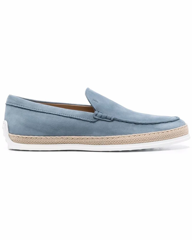 TOD'S Loafer aus Wildleder - Blau Blau
