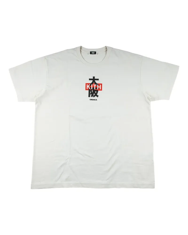 KITH Osaka Castle graphic-print T-shirt - Weiß Weiß