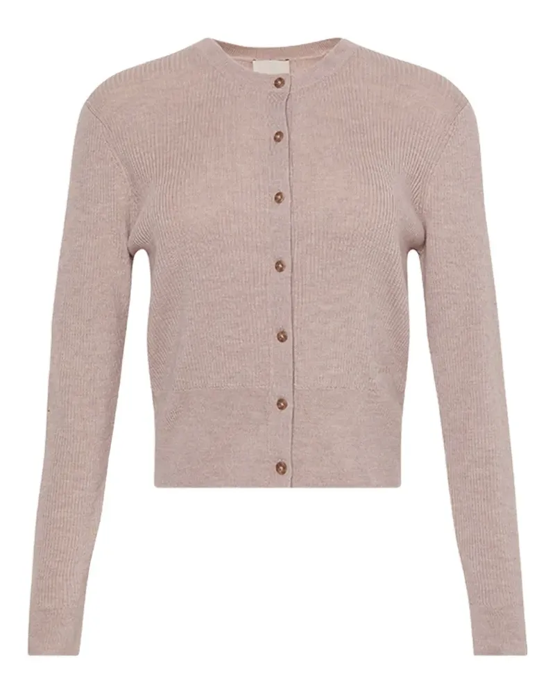 Calvin Klein Gerippter Cardigan - Nude Nude