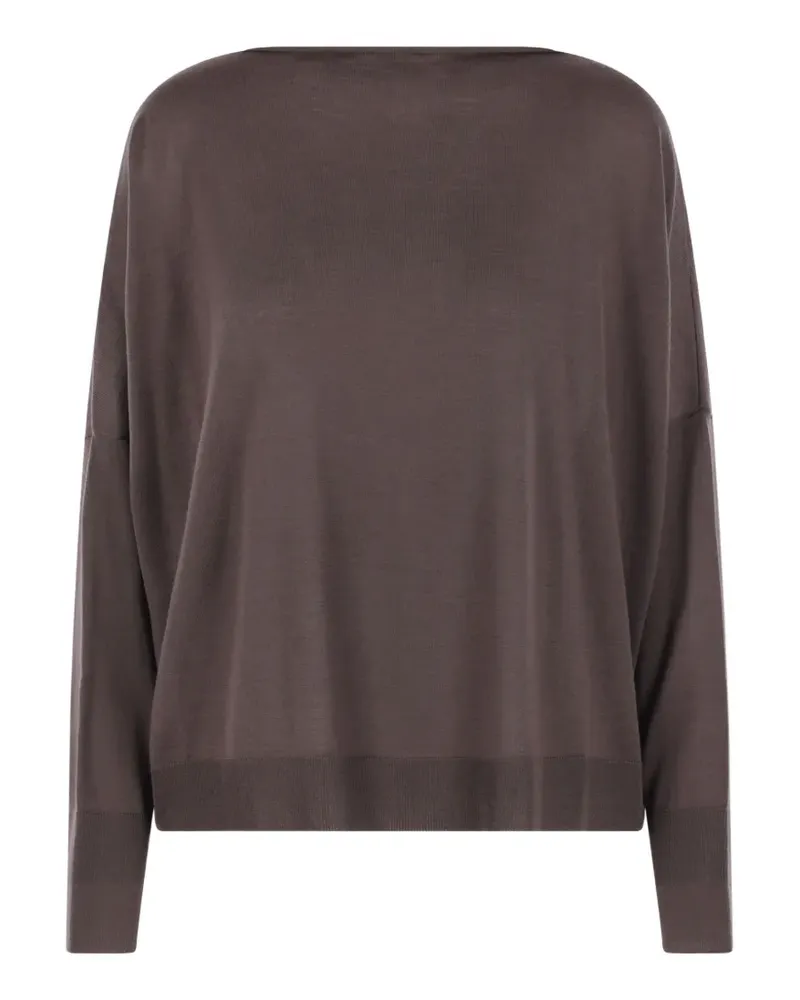 Dušan boat-neck sweater - Violett Violett