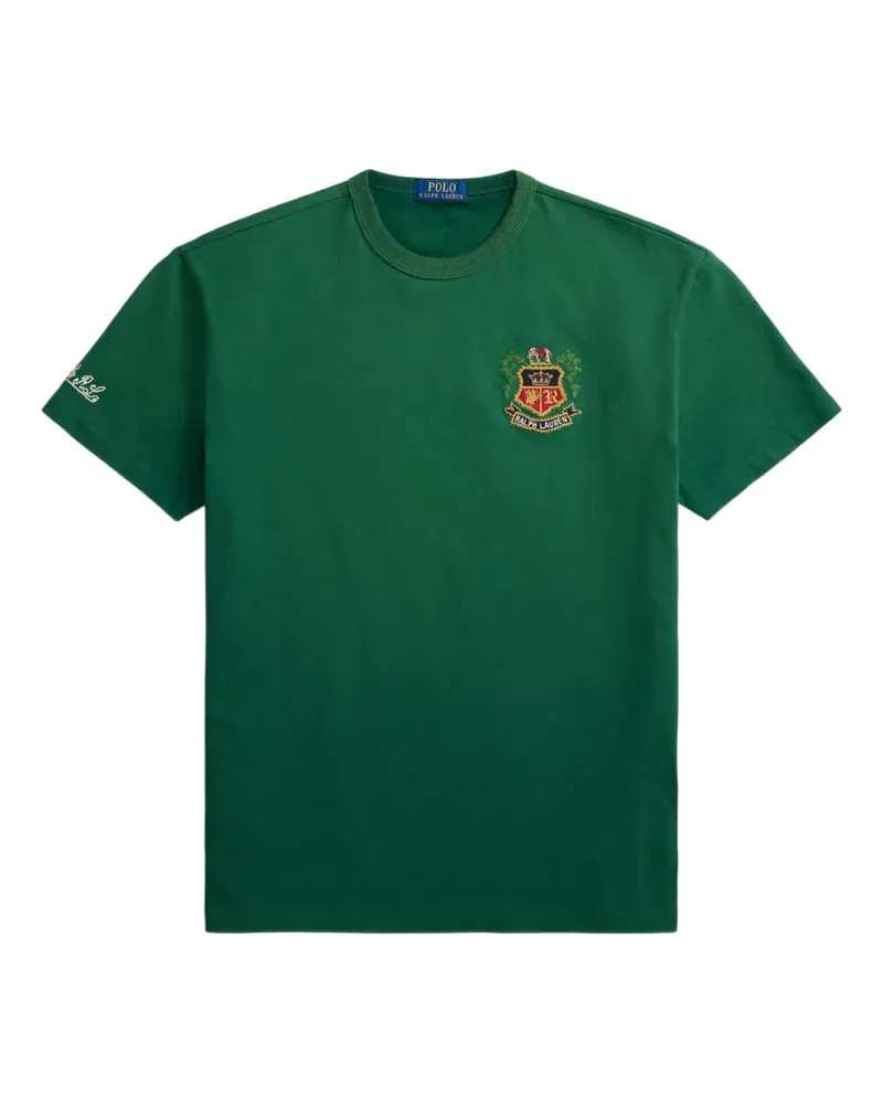 Ralph Lauren T-Shirt mit Wappen - Grün Grün