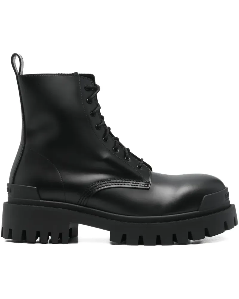 Balenciaga 49mm lace-up boots - Schwarz Schwarz