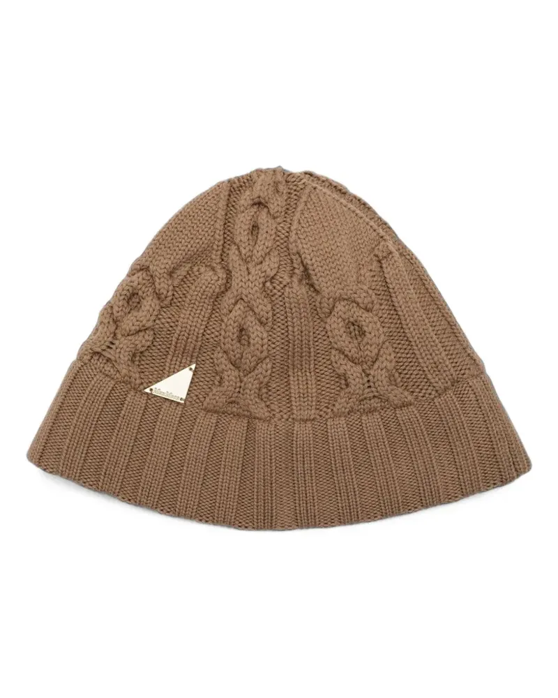 Max Mara Hut aus Wollfilz - Braun Braun