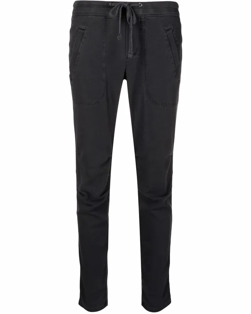 James Perse Schmale Cropped-Hose - Grau Grau