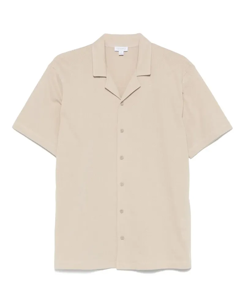 Sunspel Riviera Hemd - Nude Nude
