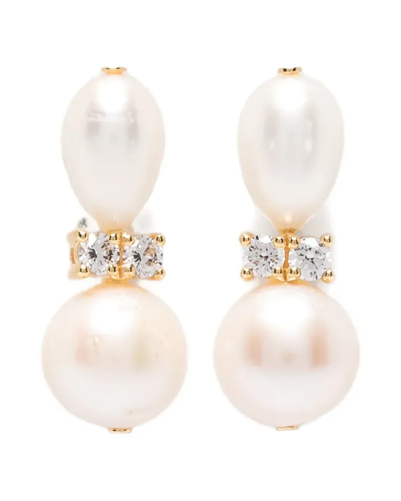 Completedworks pearl earrings - Gold Gold