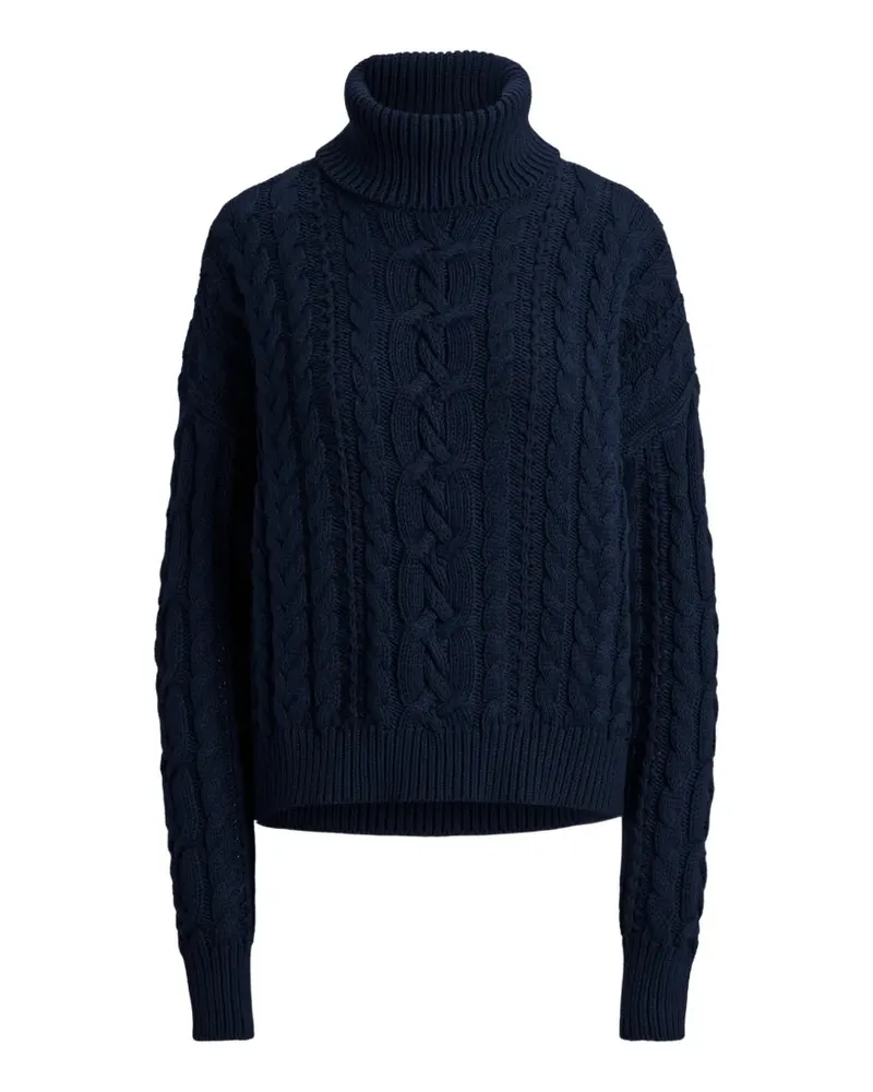 Ralph Lauren Pullover mit Zopfmuster - Blau Blau