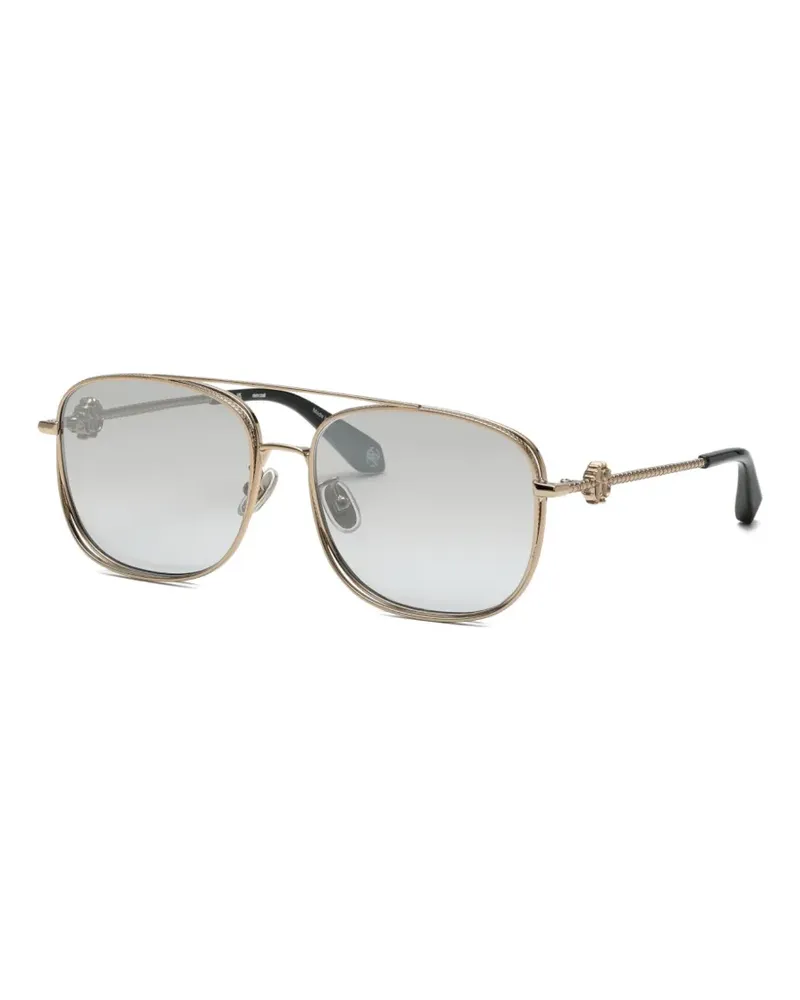 Roberto Cavalli full-rim pilot sunglasses - Gold Gold