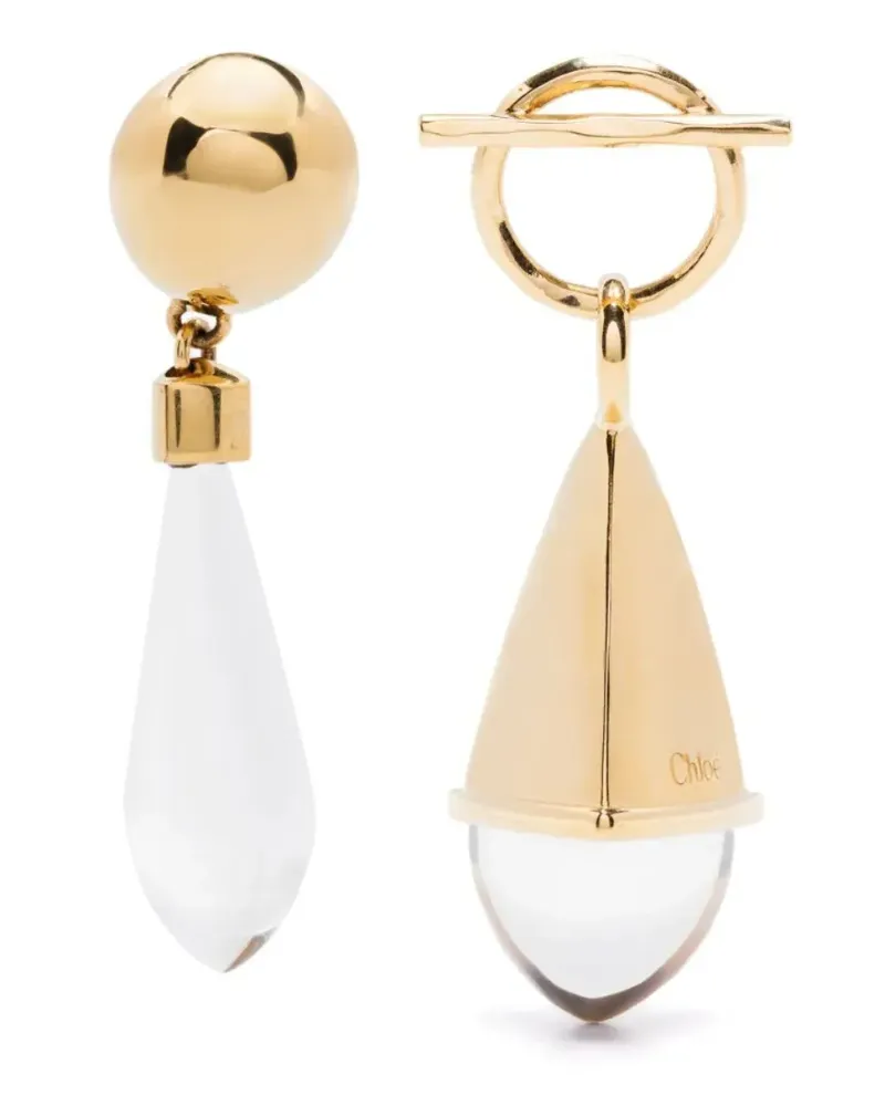 Chloé Hängeohrringe mit Tropfenanhänger - Gold Gold