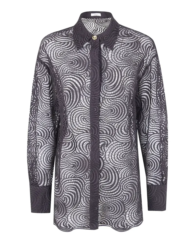 Joseph Nyla Corded Hemd aus Spitze - Braun Braun