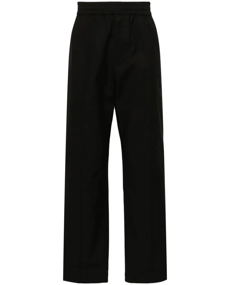 Valentino Garavani Hose aus Canvas mit V-Detail - Schwarz Schwarz