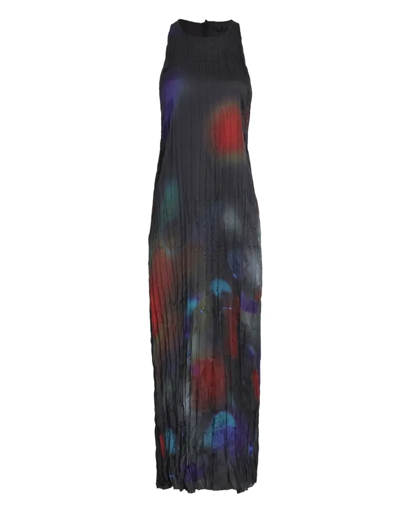 Osklen Maxikleid mit Falten - Blau Blau