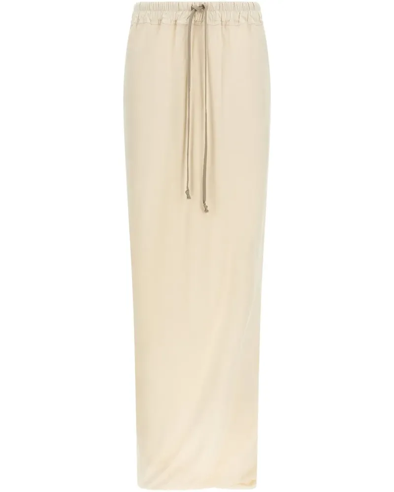 DRKSHDW by Rick Owens Pull on Pillar Maxirock - Nude Nude
