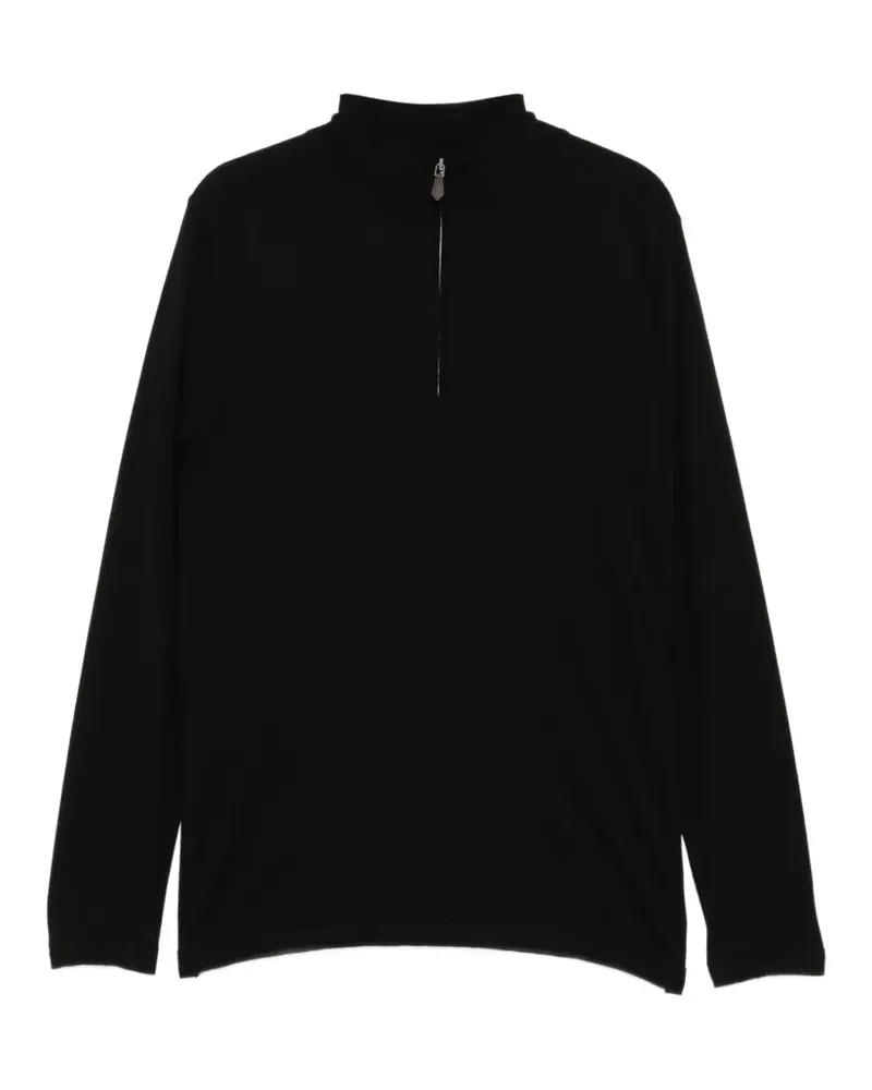 N.Peal Salcombe Pullover - Schwarz Schwarz
