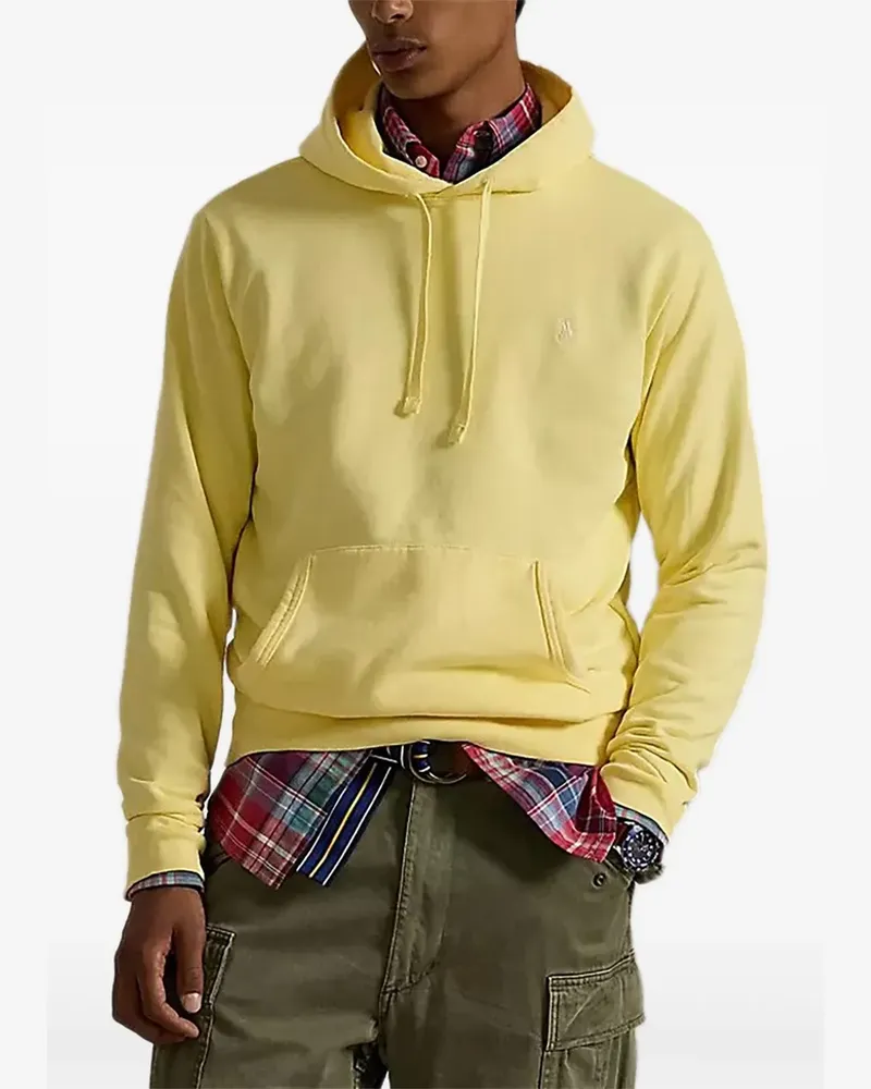 Ralph Lauren Hoodie mit Logo-Stickerei - Gelb Gelb