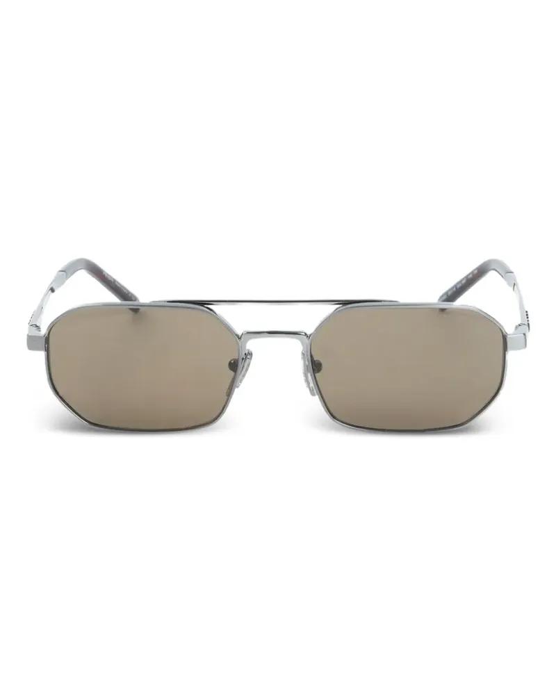 Prada geometric-frame sunglasses - Silber Silber