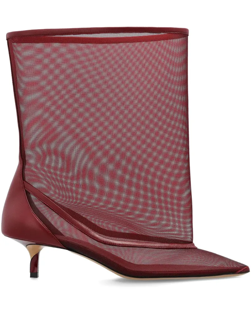 Jacquemus The Tourni mesh boots - Rot Rot