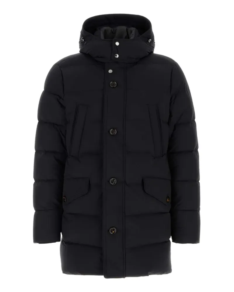 MOORER Gavin hooded parka - Blau Blau
