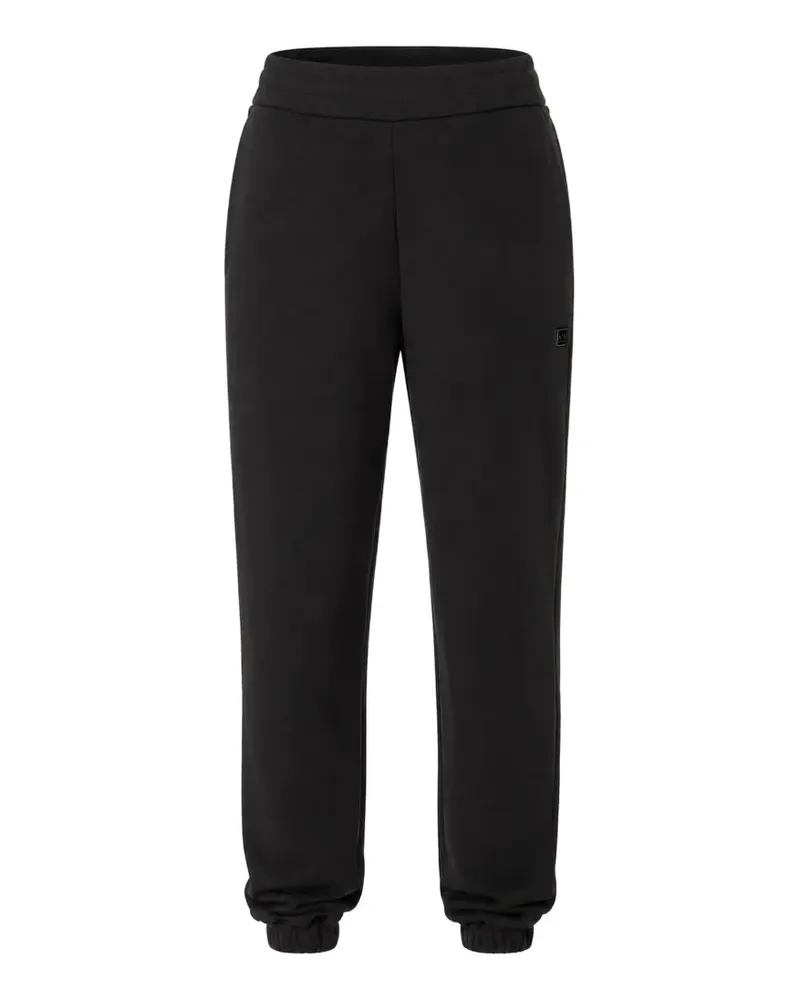 Armani Exchange Jogginghose mit Logo-Patch - Schwarz Schwarz