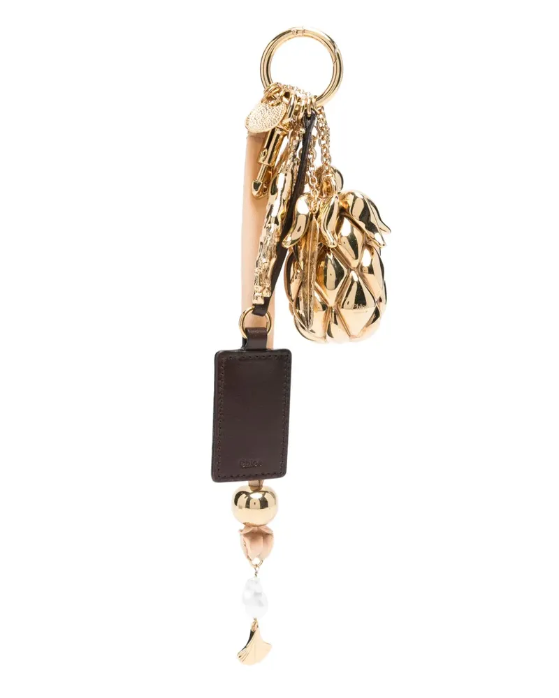 Chloé Schlüsselanhänger mit Statement-Anhängern - Gold Gold
