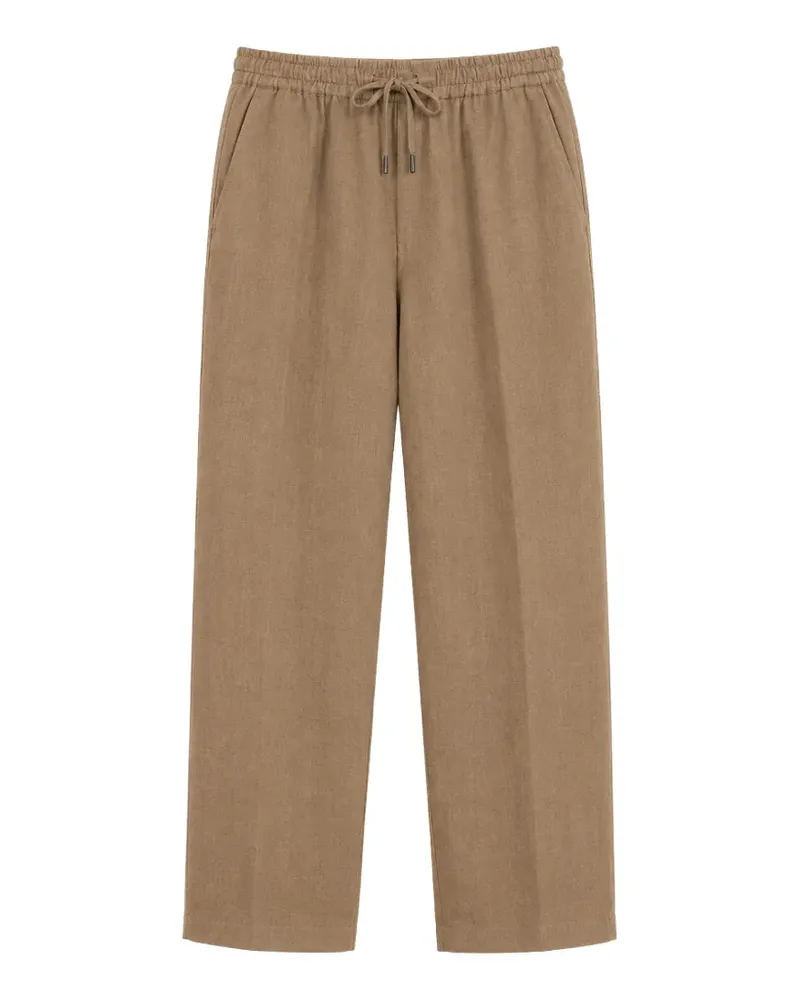 Boglioli drawstring elasticated trousers - Nude Nude