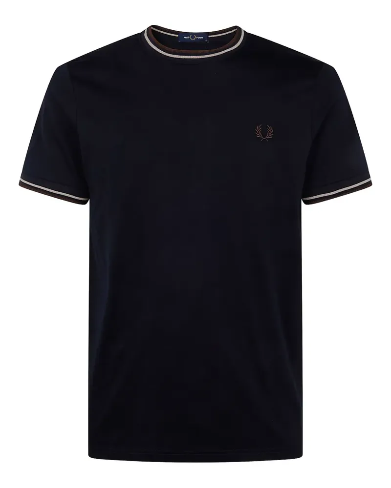 Fred Perry cotton T-shirt - Blau Blau