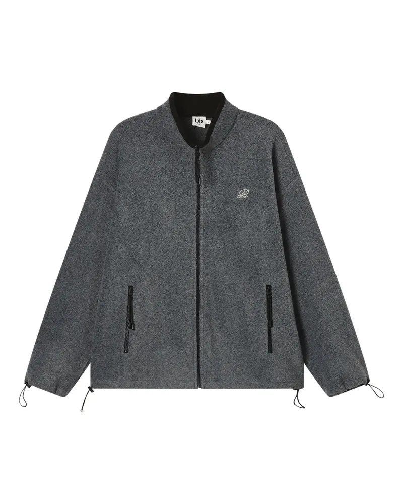 b+ab Fleecejacke mit Reißverschluss - Grau Grau