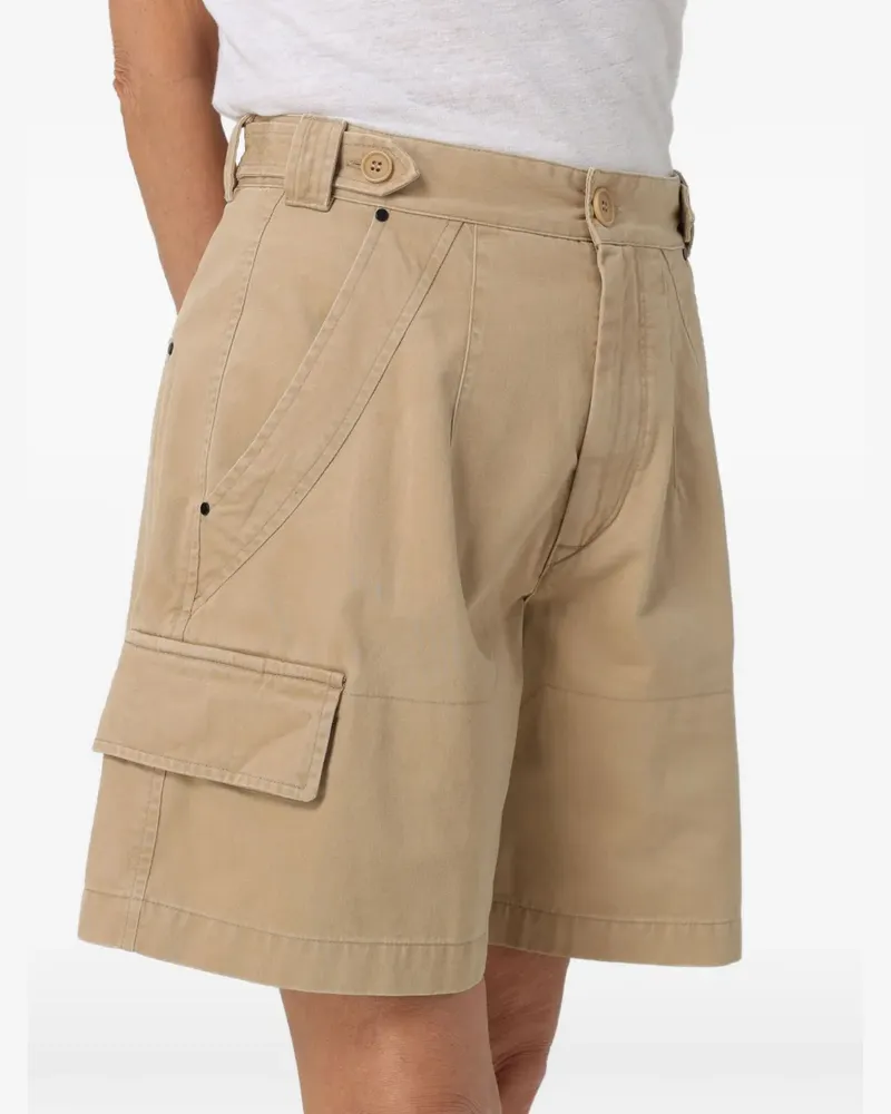 Isabel Marant Lisette cargo pleated shorts - Nude Nude