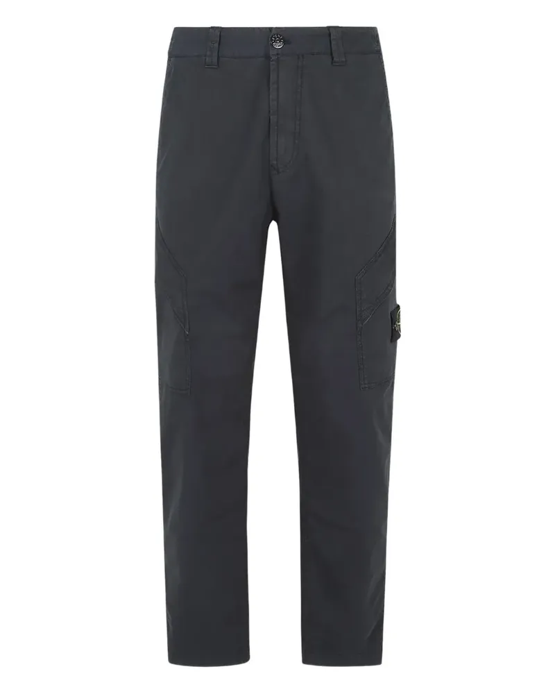 Stone Island button-fastening trousers - Blau Blau