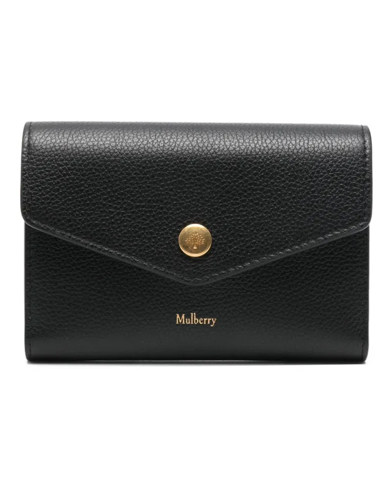 Mulberry Portemonnaie mit Klappe - Schwarz Schwarz