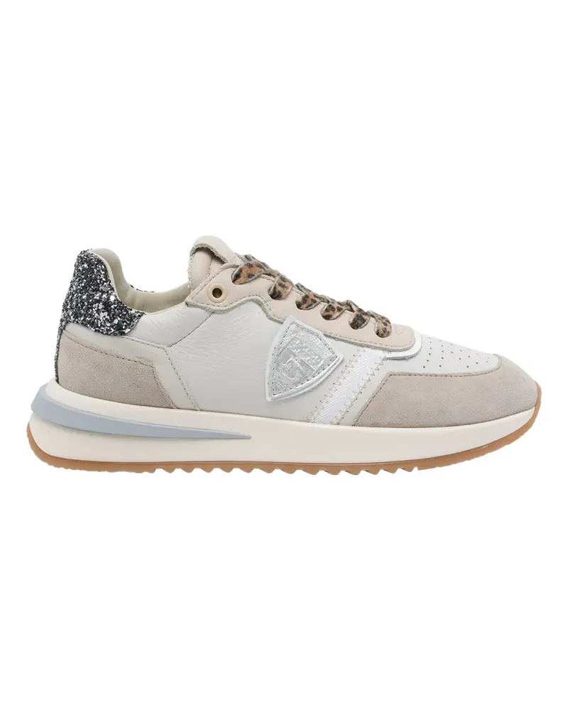 Philippe Model Tropez 2.1 logo-patch sneakers - Nude Nude