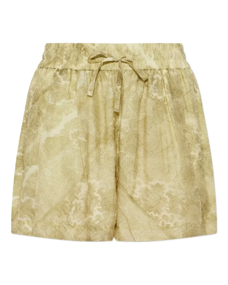 AllSaints Isla Shorts mit Paisley-Print - Grün Grün