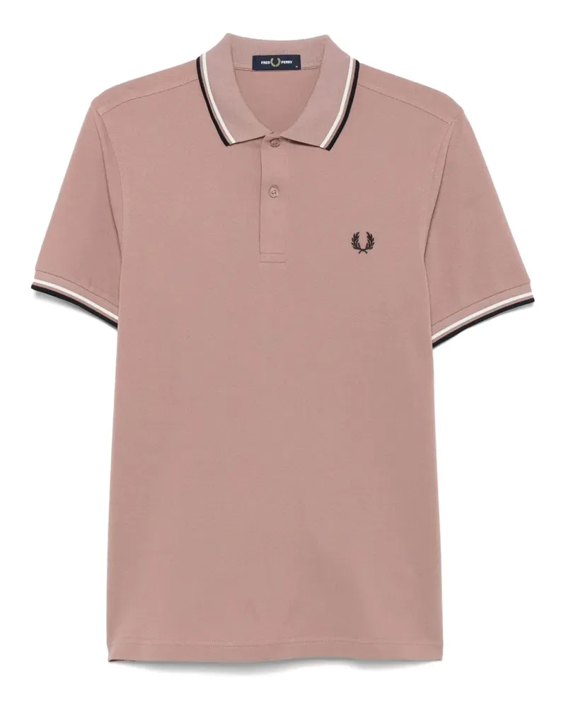 Fred Perry Poloshirt mit Logo-Stickerei - Nude Nude