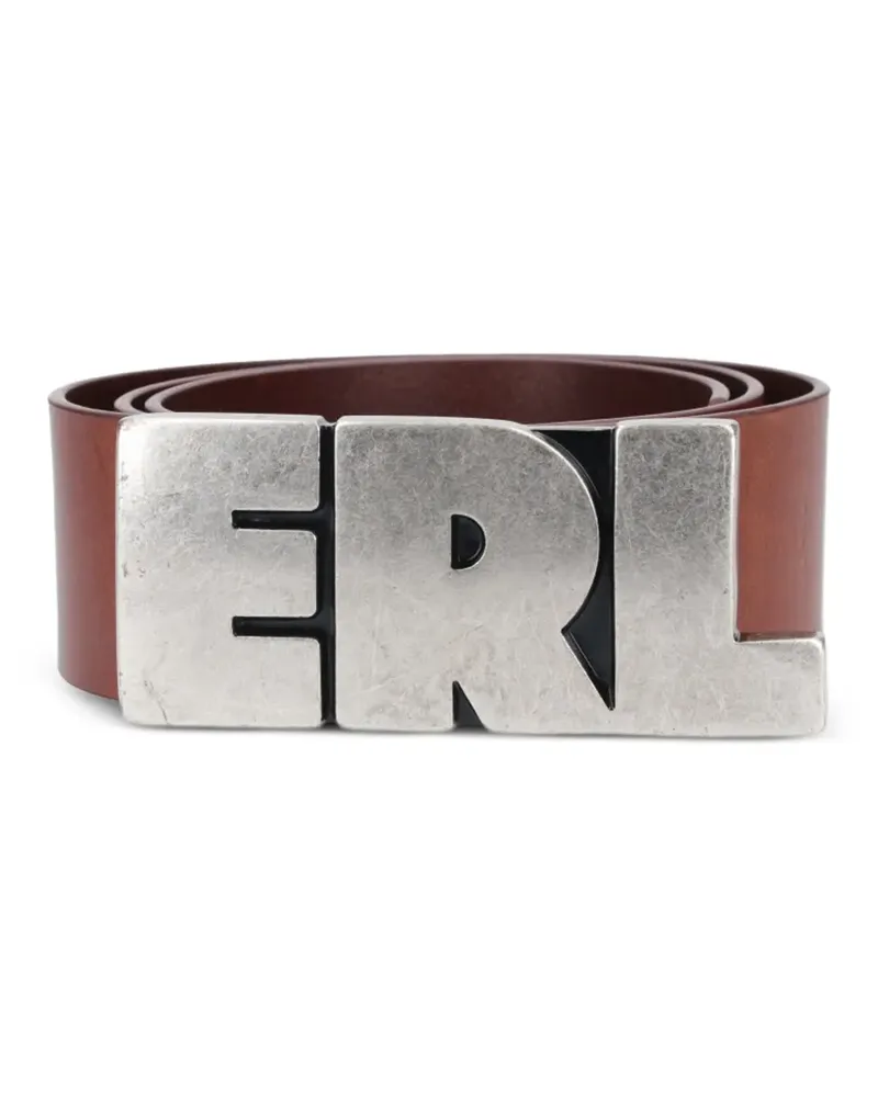 ERL logo-plaque belt - Braun Braun