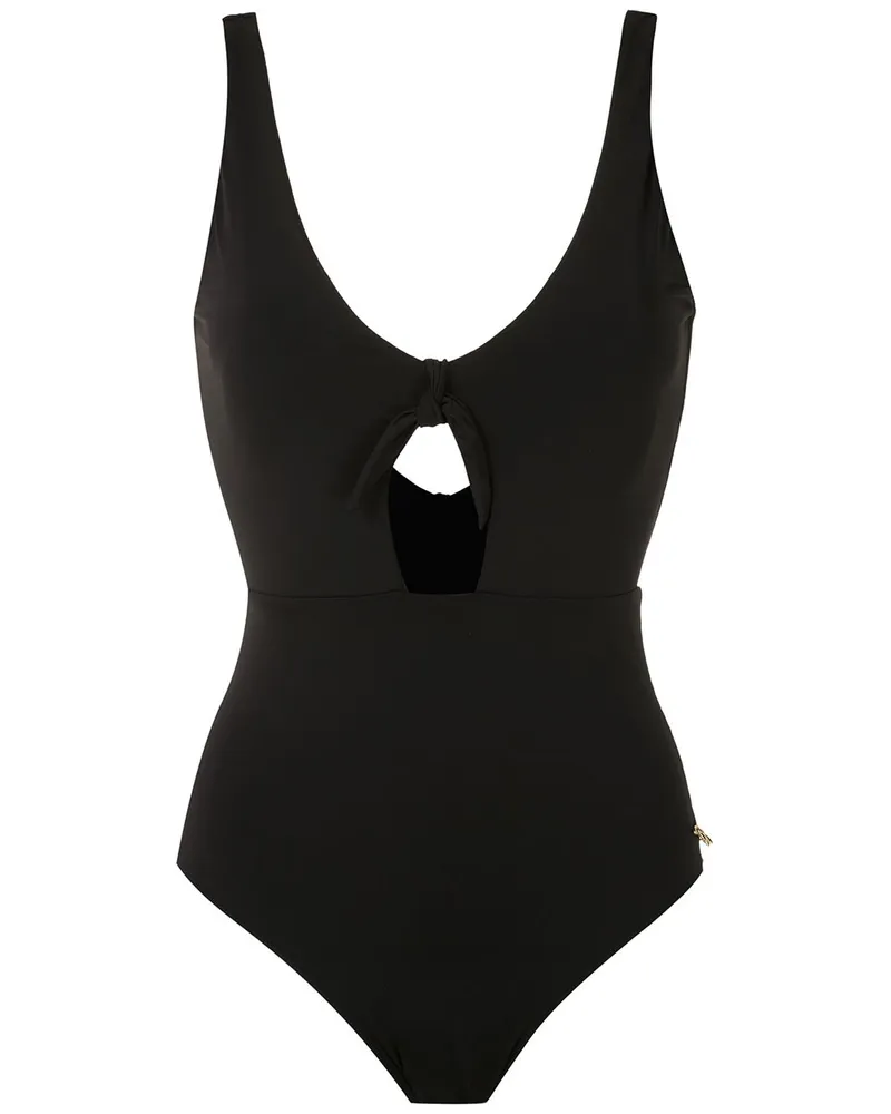 BRIGITTE Badeanzug mit Cut-Out - Schwarz Schwarz