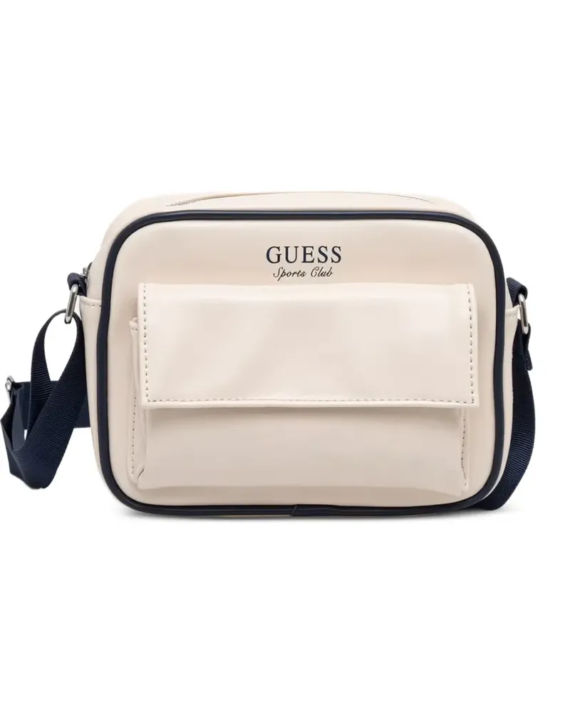 Guess Umhängetasche mit Logo-Print - Nude Nude