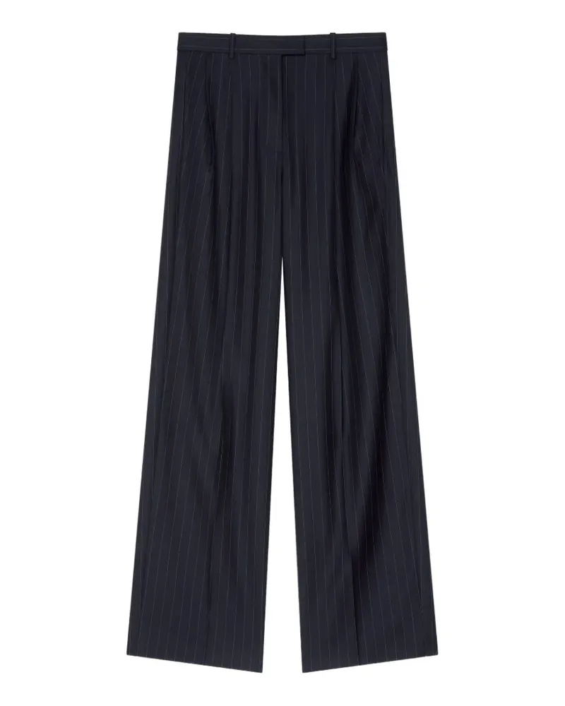 Givenchy Bundfaltenhose mit Nadelstreifen - Blau Blau