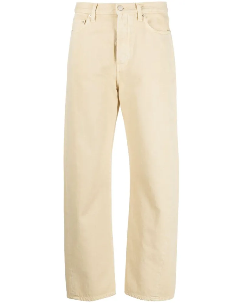 Totême Weite High-Rise-Jeans - Nude Nude