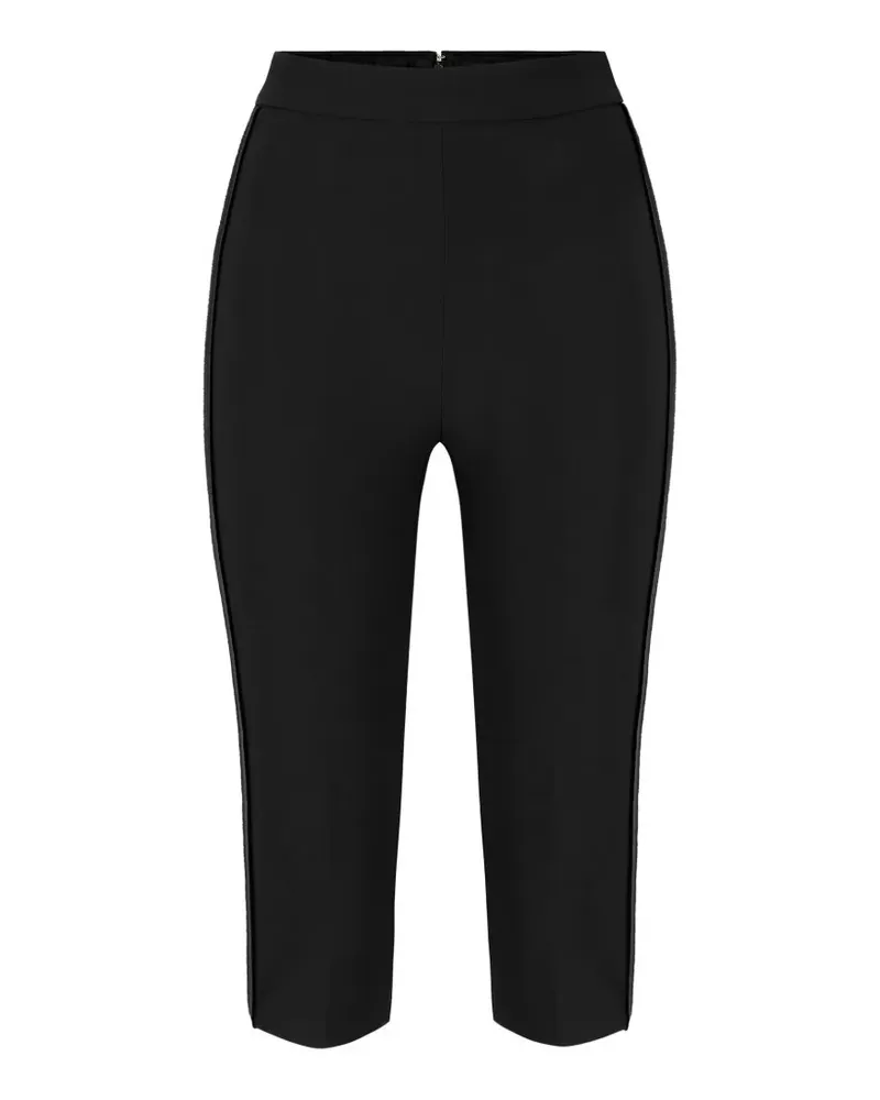 Elisabetta Franchi Cropped-Hose - Schwarz Schwarz