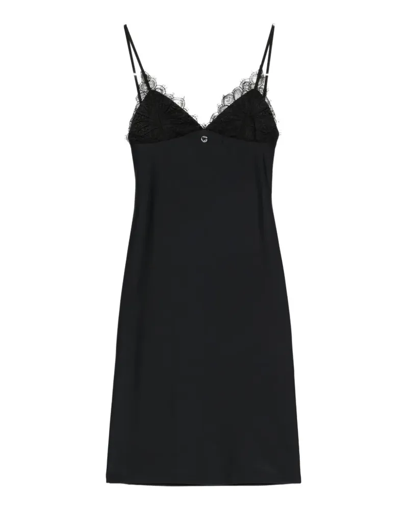 COPERNI Spaghettikleid mit Spitzenbesatz - Schwarz Schwarz